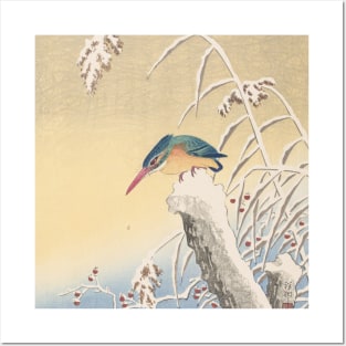 Kingfisher by Ohara Koson Posters and Art